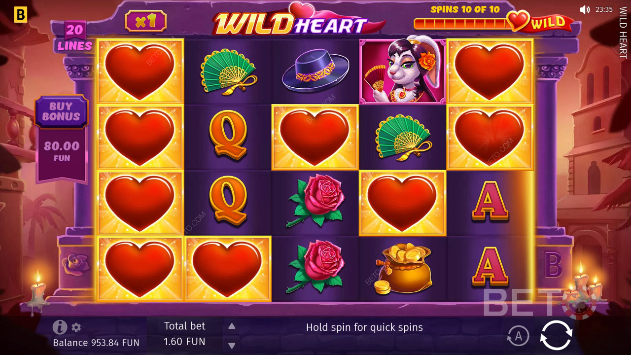 Wild Heart Δωρεάν Παιχνίδι