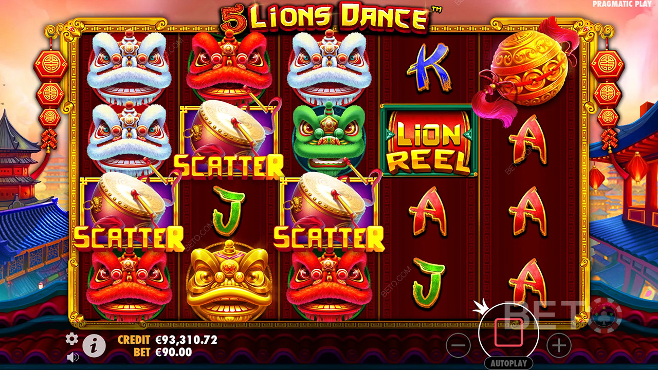 5 Lions Dance κριτική από BETO Slots