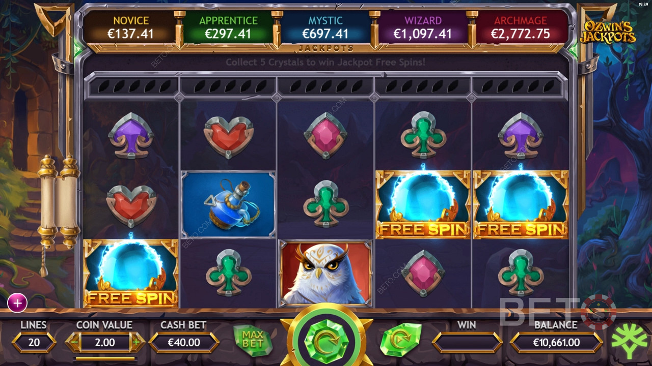 Ozwin's Jackpots Δωρεάν Παιχνίδι