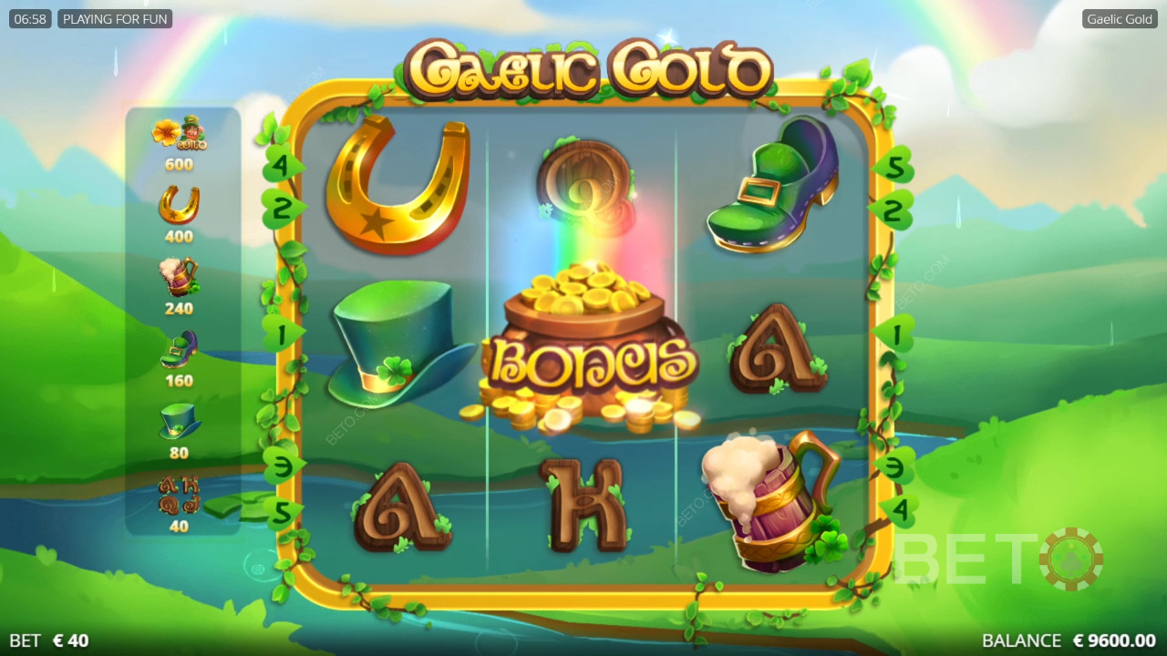 Gaelic Gold Ανασκόπηση από BETO Slots