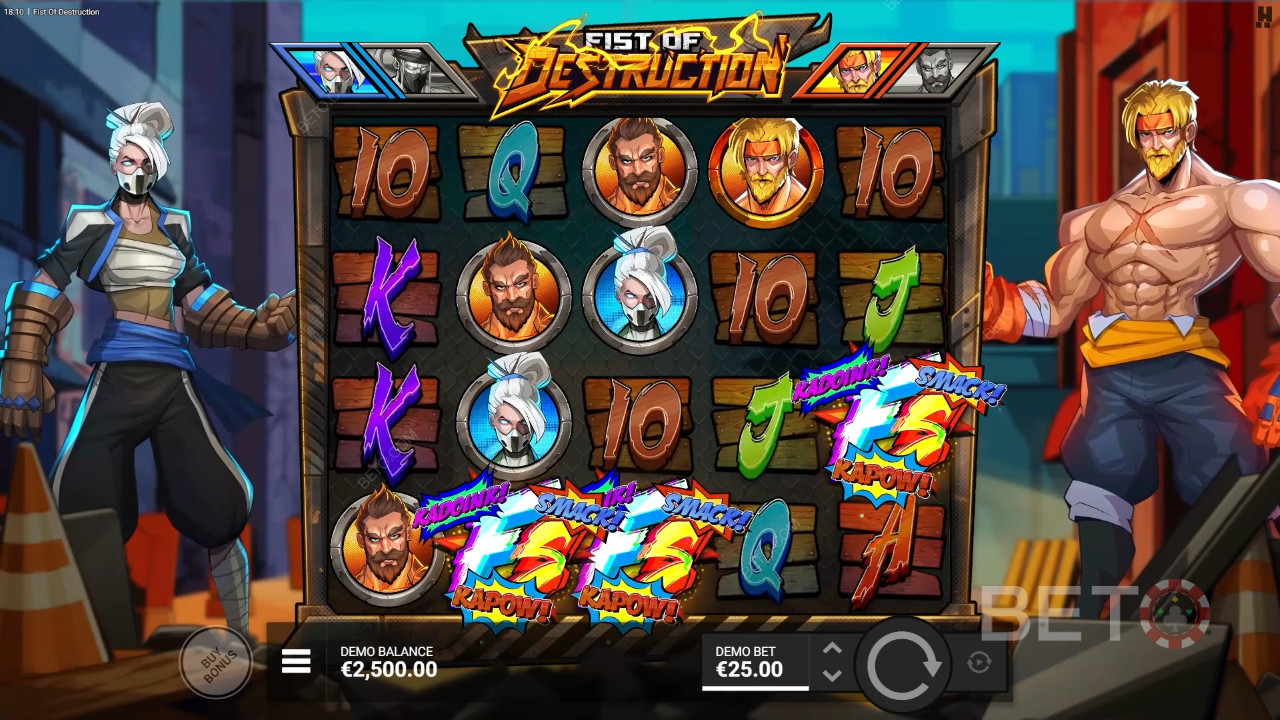 Fist of Destruction Ανασκόπηση από BETO Slots
