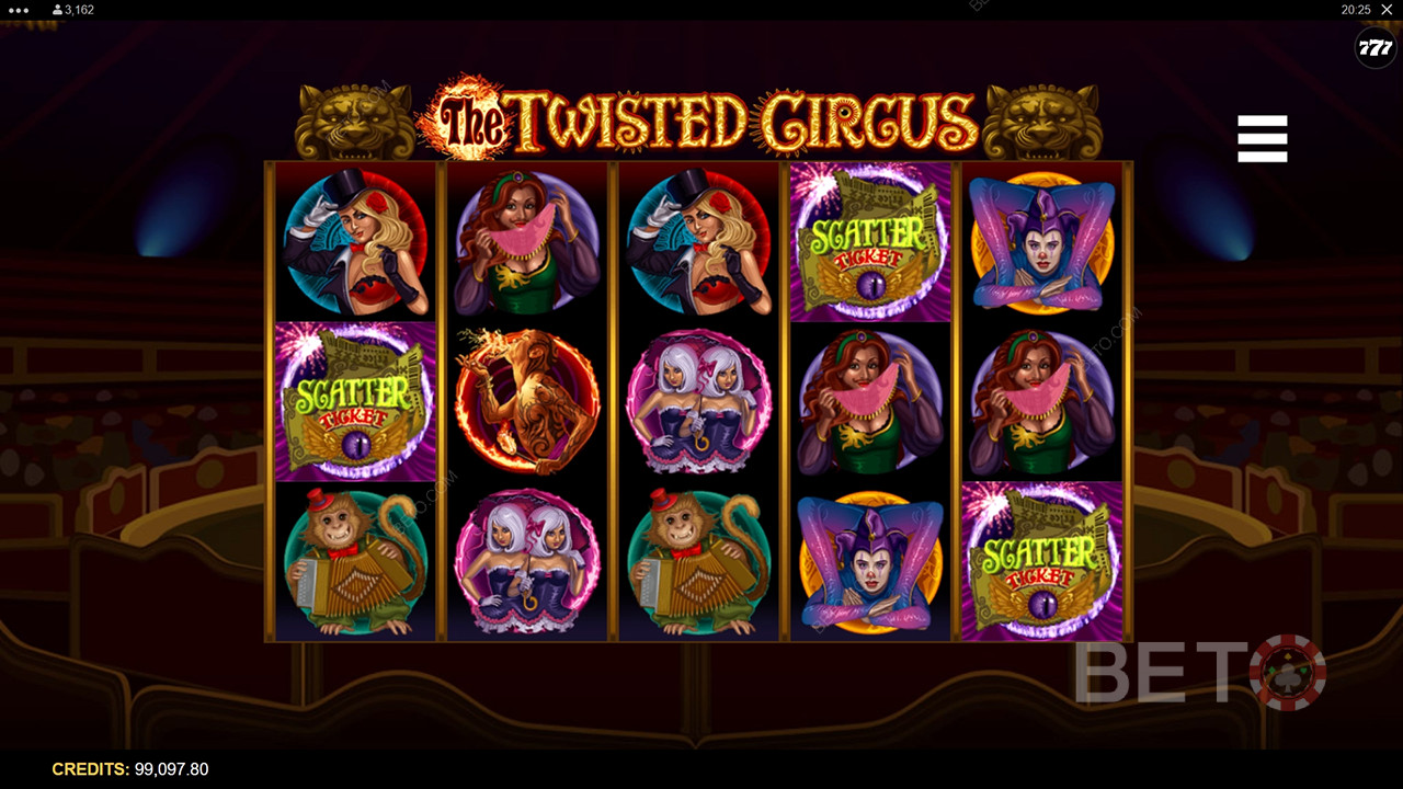 The Twisted Circus Ανασκόπηση από την BETO Slots