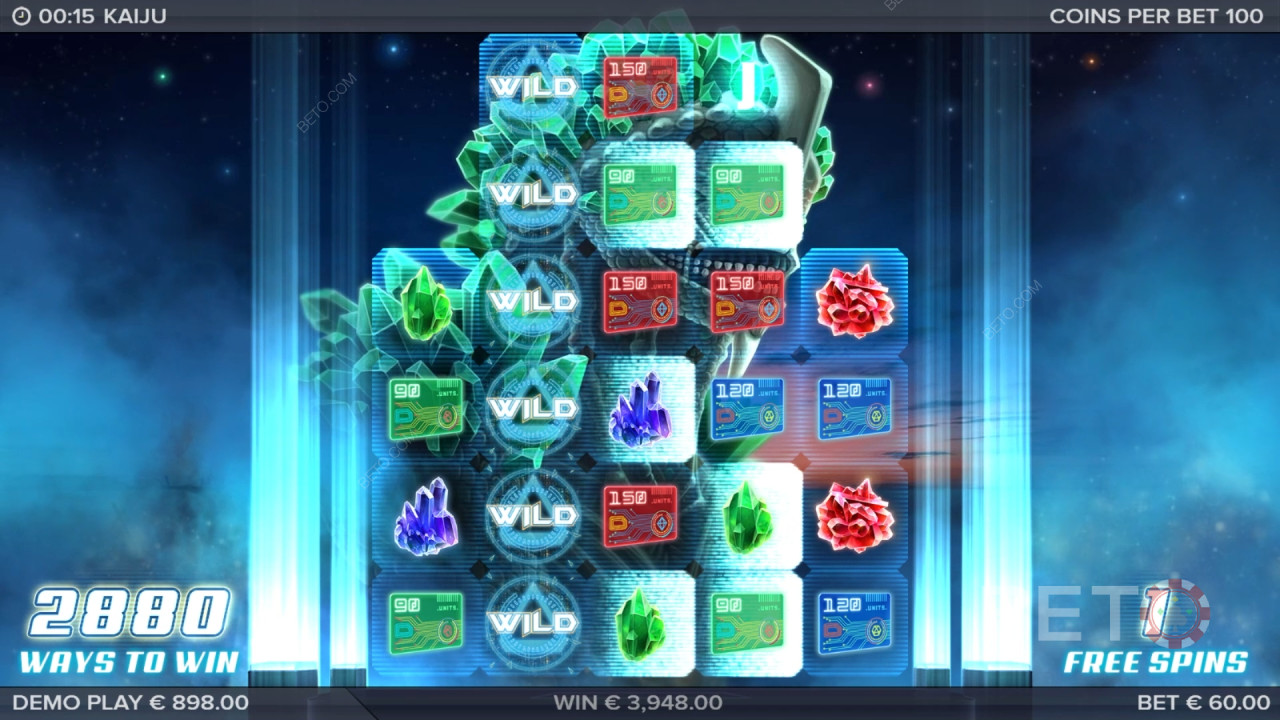 Ανασκόπηση Kaiju από BETO Slots