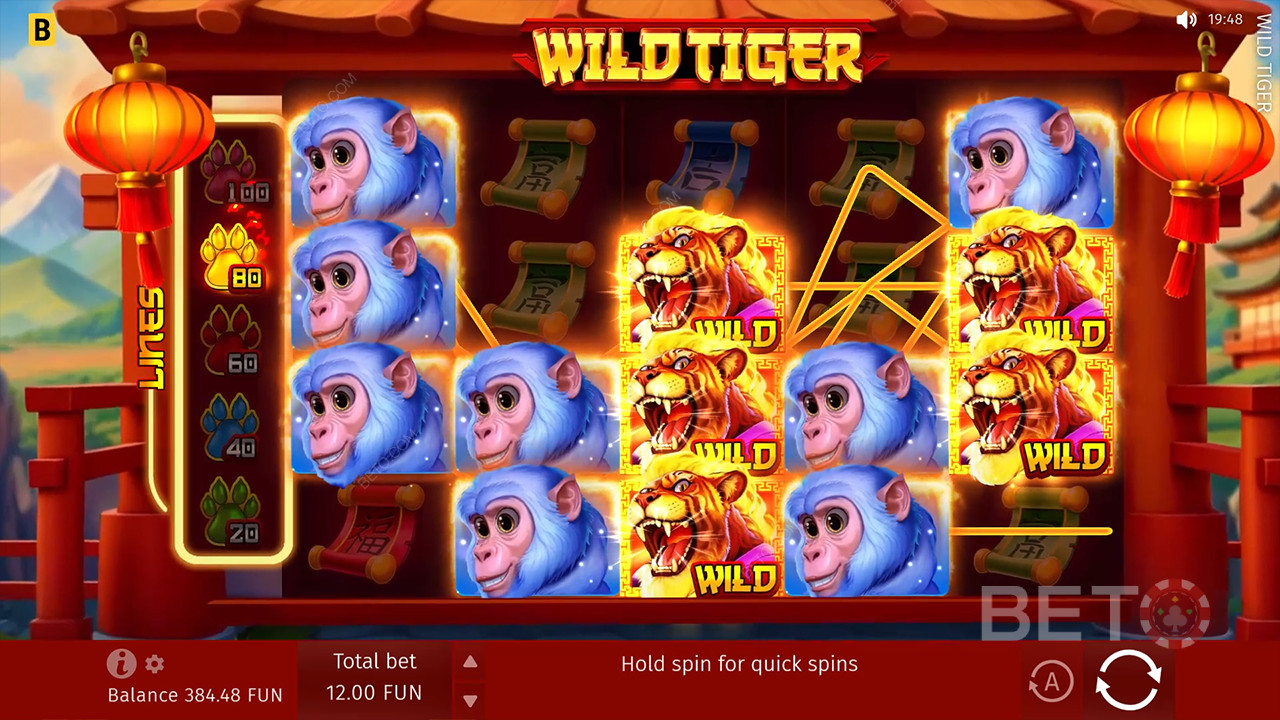 Ανασκόπηση Wild Tiger από BETO Slots