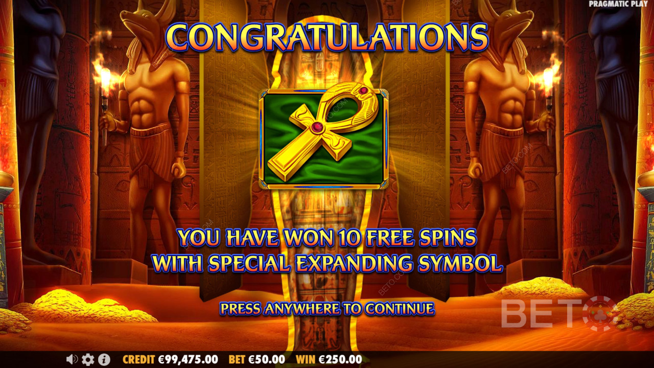 Κερδίστε 5.000 φορές το στοίχημά σας στο Ancient Egypt Classic Slot Online!