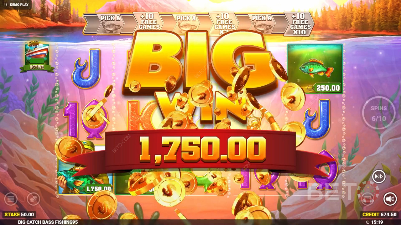 Big Catch Bass Fishing Ανασκόπηση από BETO Slots