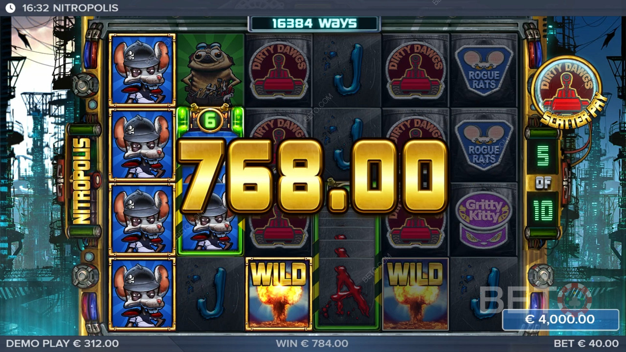 Ανασκόπηση Nitropolis από την BETO Slots