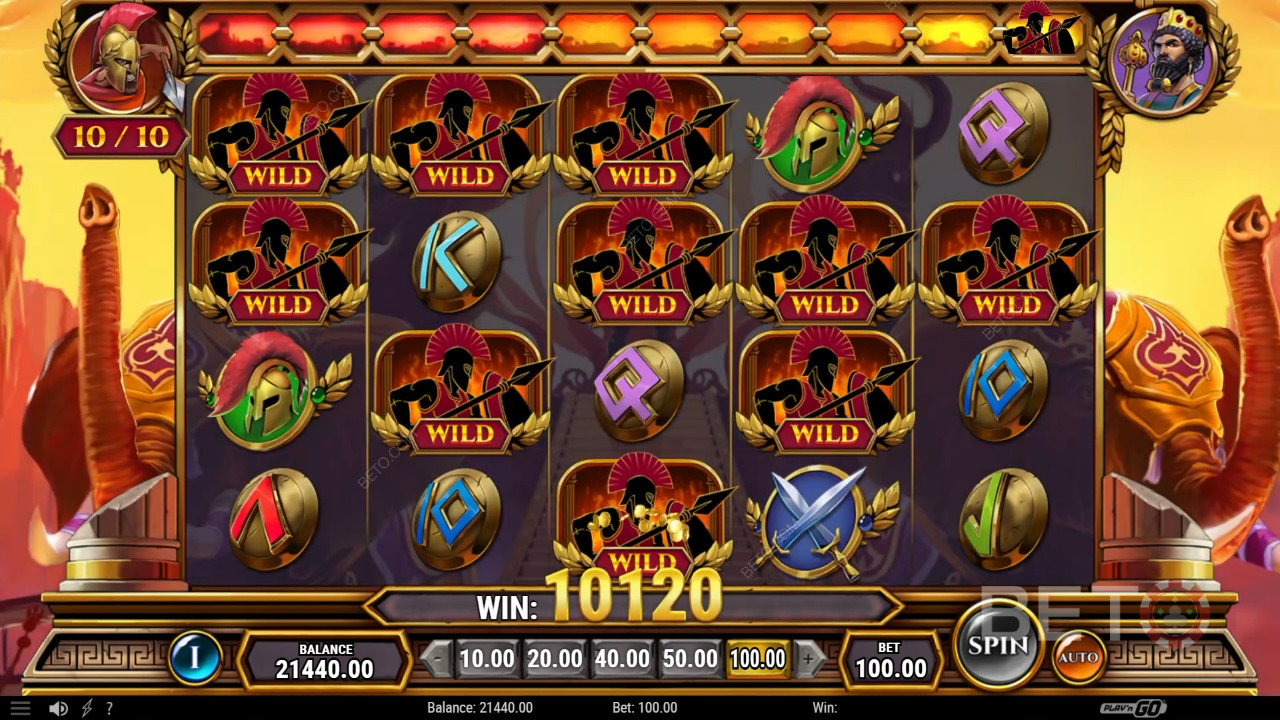 Undefeated Xerxes Ανασκόπηση από BETO Slots