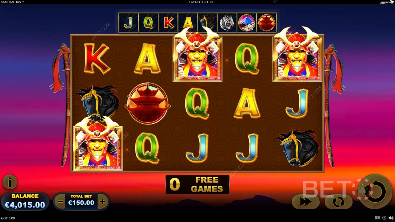 Samurai Fury Ανασκόπηση από BETO Slots