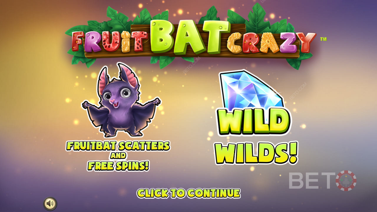 Fruit Bat Crazy - Ένα χαριτωμένο Fruit Bat σας προσφέρει άφθονη διασκέδαση με Wild, Scatters και Δωρεάν Περιστροφές