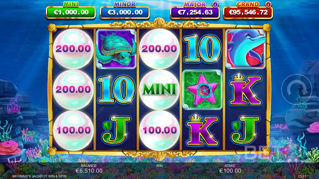 Mermaid's Jackpot Win & Spin Δωρεάν Παιχνίδι
