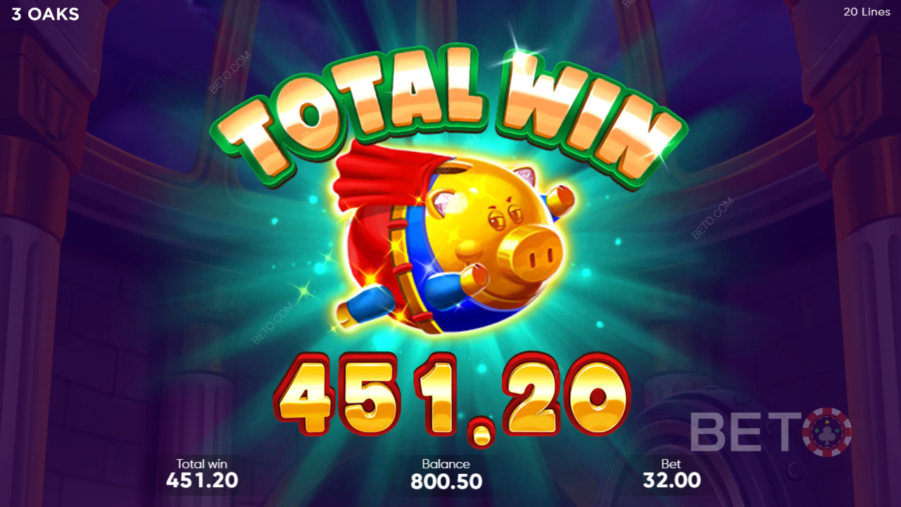 Κερδίστε 6,750x το στοίχημά σας στο Super Sticky Piggy Slot Online!