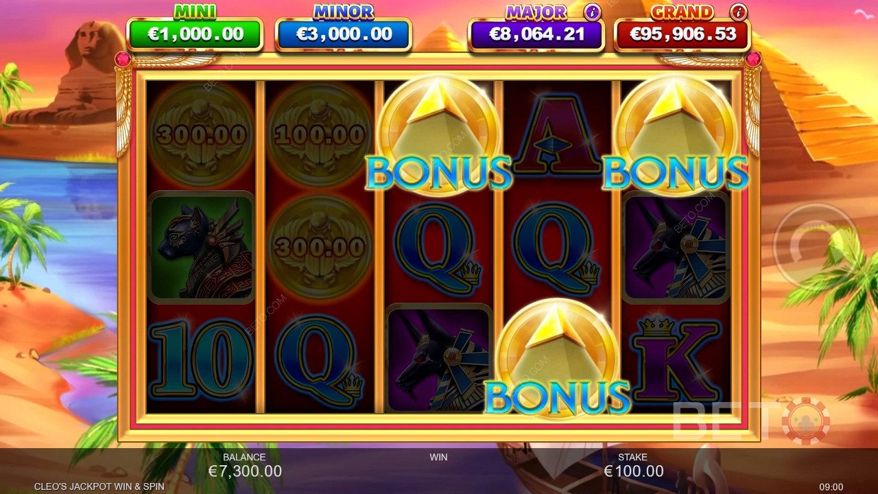 Cleo's Jackpot Win & Spin Δωρεάν Παιχνίδι