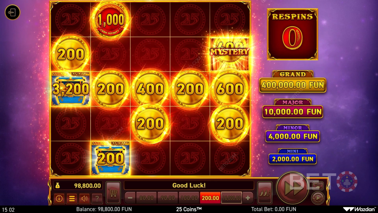 25 Κέρματα Ανασκόπηση από BETO Slots