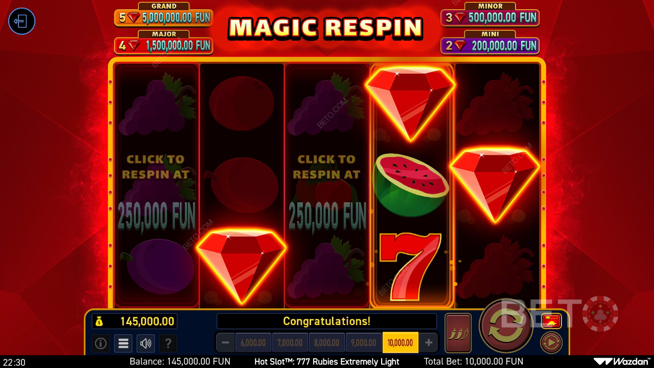 Hot Slot: 777 Rubies Εξαιρετικά ελαφριά κριτική από την BETO Slots