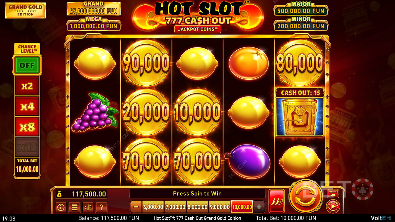 Hot Slot: 777 Cash Out Grand Gold Edition Ανασκόπηση από την BETO Slots