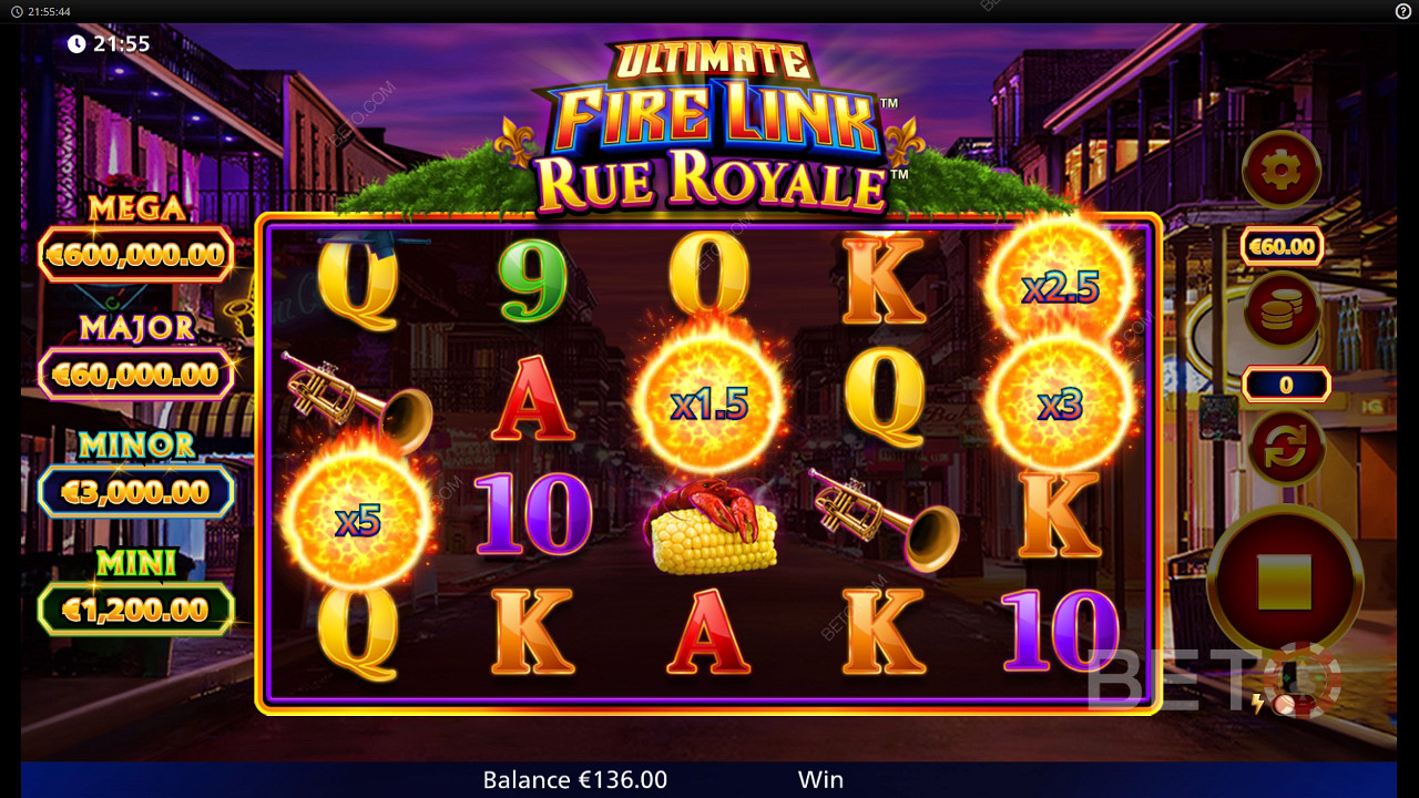 Ultimate Fire Link Rue Royale Δωρεάν Παιχνίδι