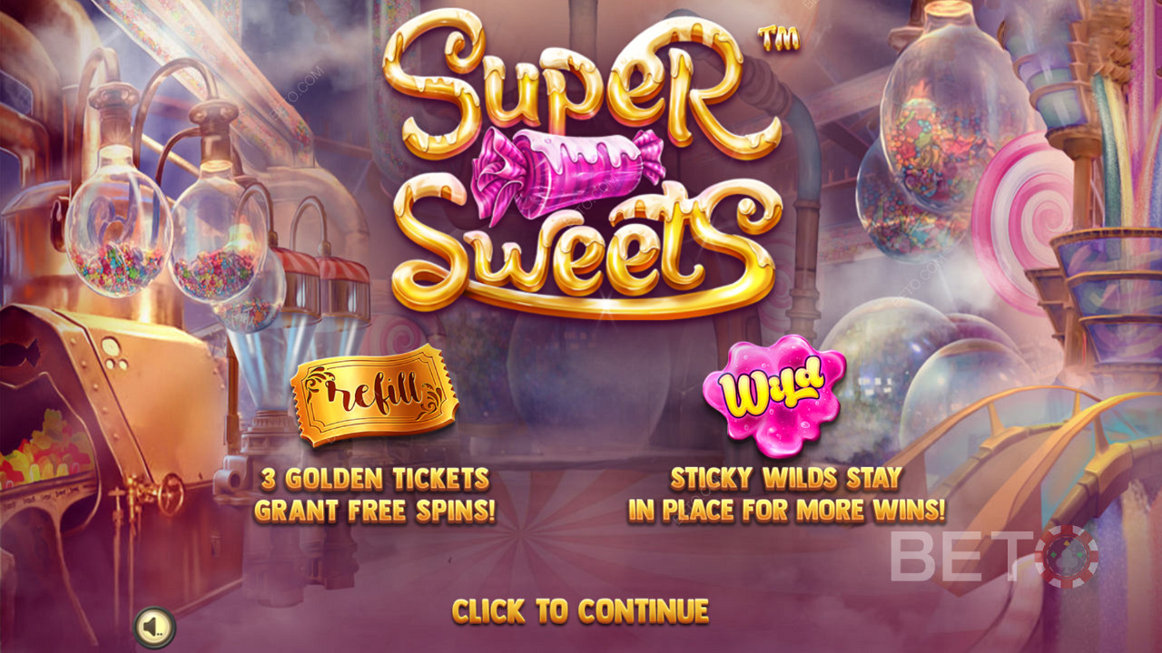 Οθόνη εισαγωγής Super Sweets