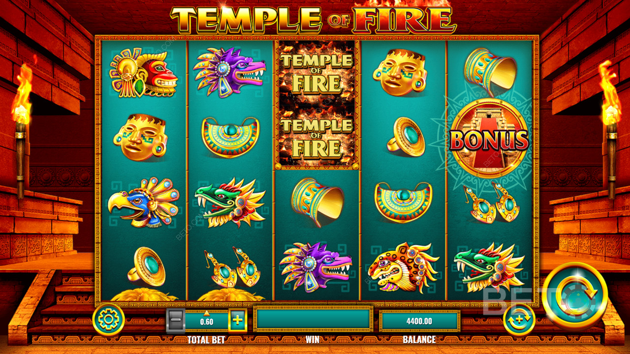 Βίντεο κουλοχέρη Temple of Fire