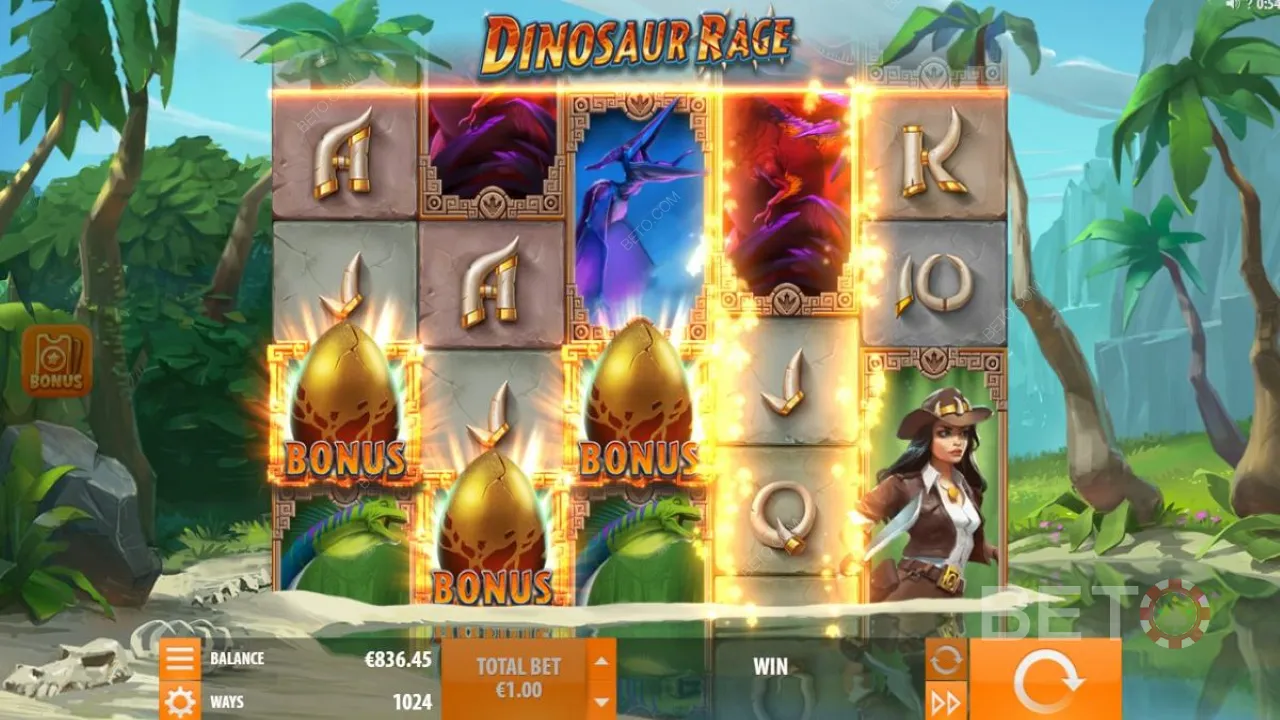 Έμπειρα λεπτομερή animations και gameplay του Dinosaur Rage