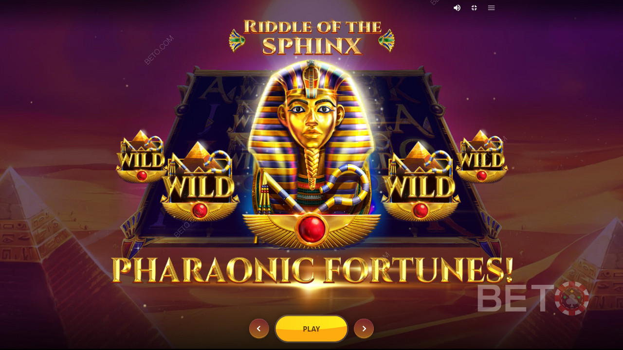 Ειδικό μπόνους Pharaonic Fortunes στο Riddle Of The Sphinx
