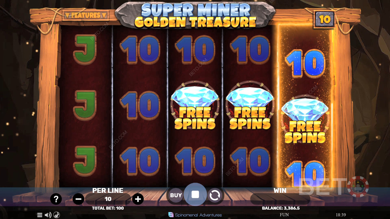Super Miner - Golden Treasure Δωρεάν Παιχνίδι