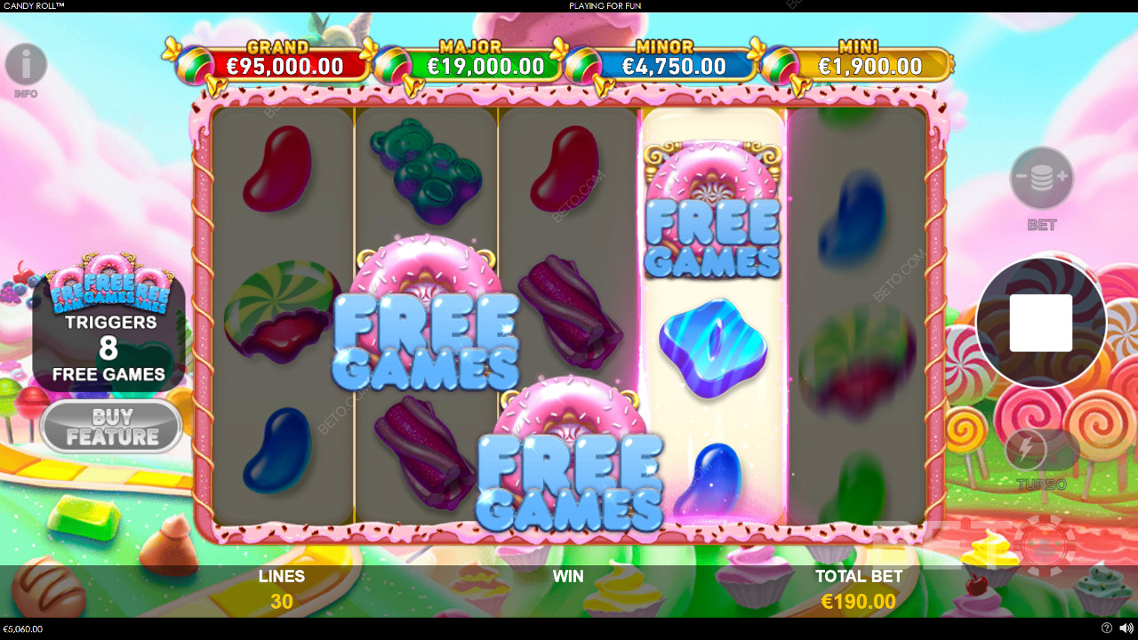 Ανασκόπηση Candy Roll από BETO Slots
