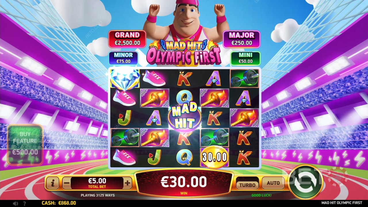Mad Hit Olympic Πρώτη κριτική από BETO Slots