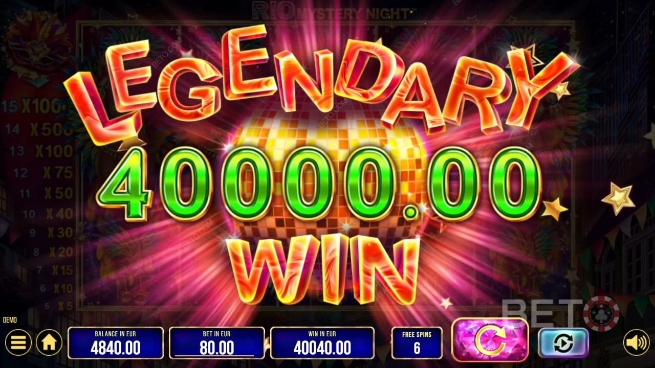 Rio Mystery Night Ανασκόπηση από BETO Slots