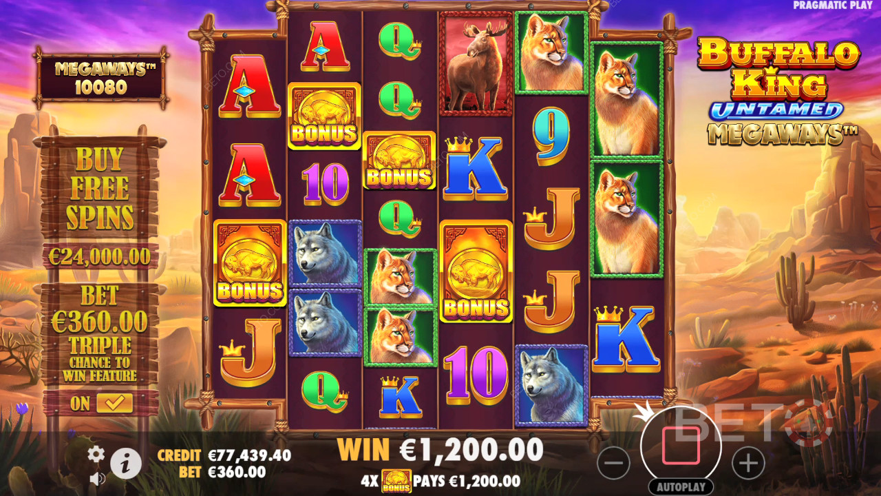 Buffalo King Untamed Megaways Ανασκόπηση από BETO Slots