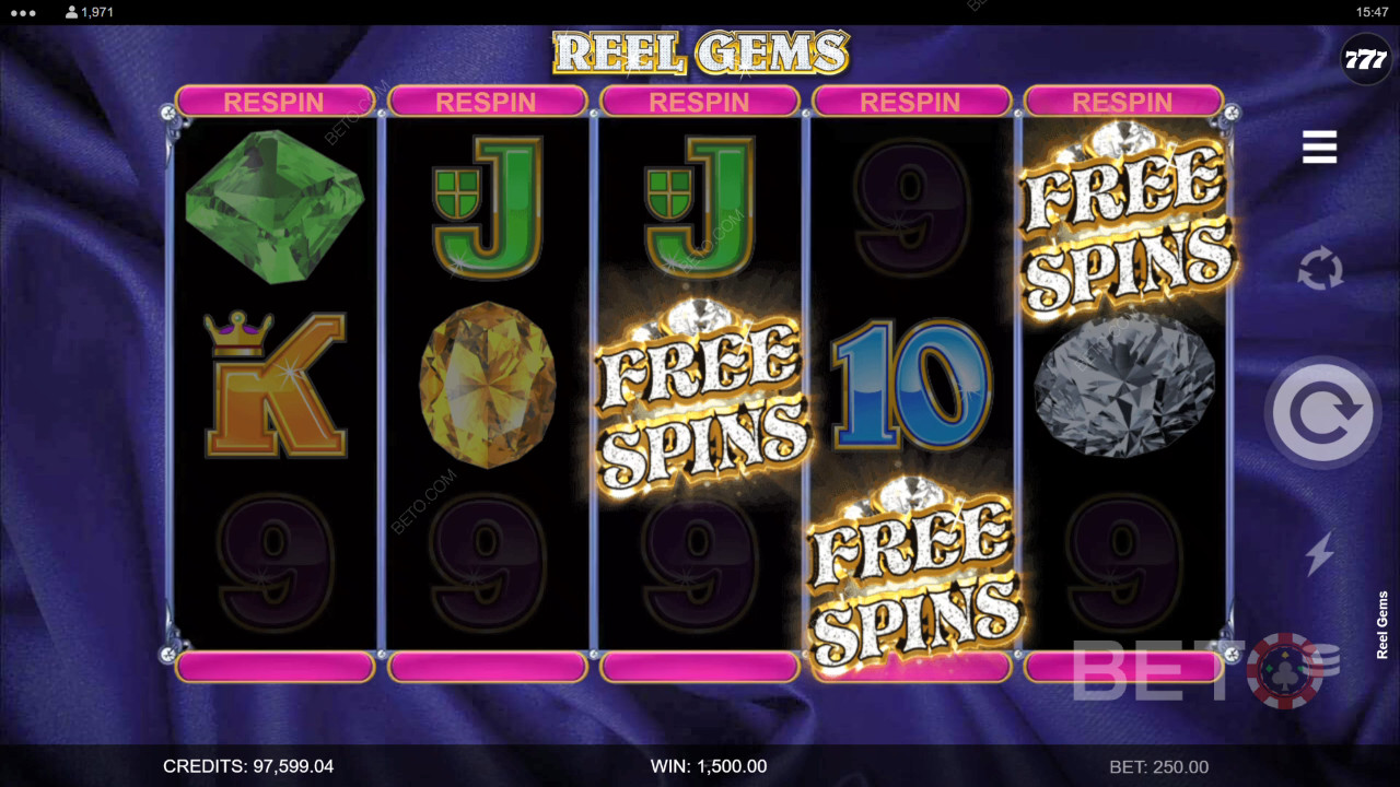 Reel Gems Δωρεάν Παιχνίδι