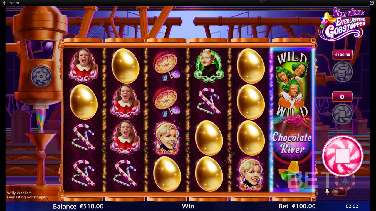 Willy Wonka Everlasting Gobstopper κριτική από BETO Slots