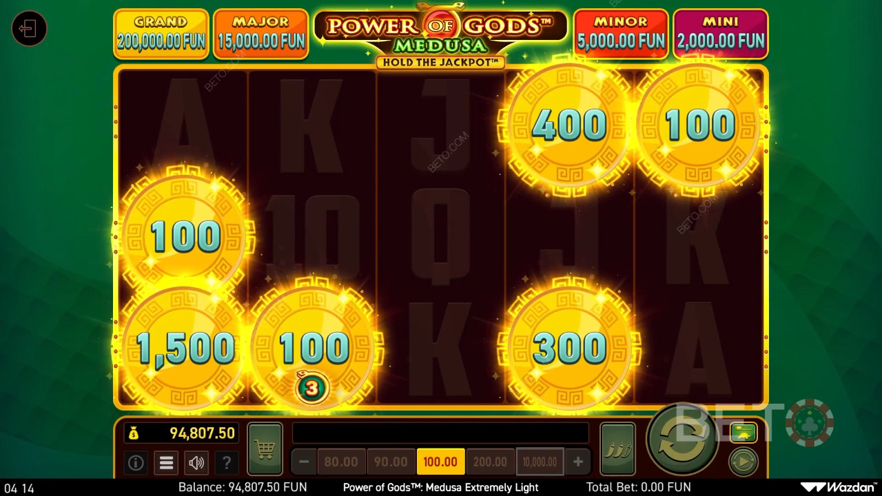 Power of Gods: Medusa Extremely Light Δωρεάν Παιχνίδι