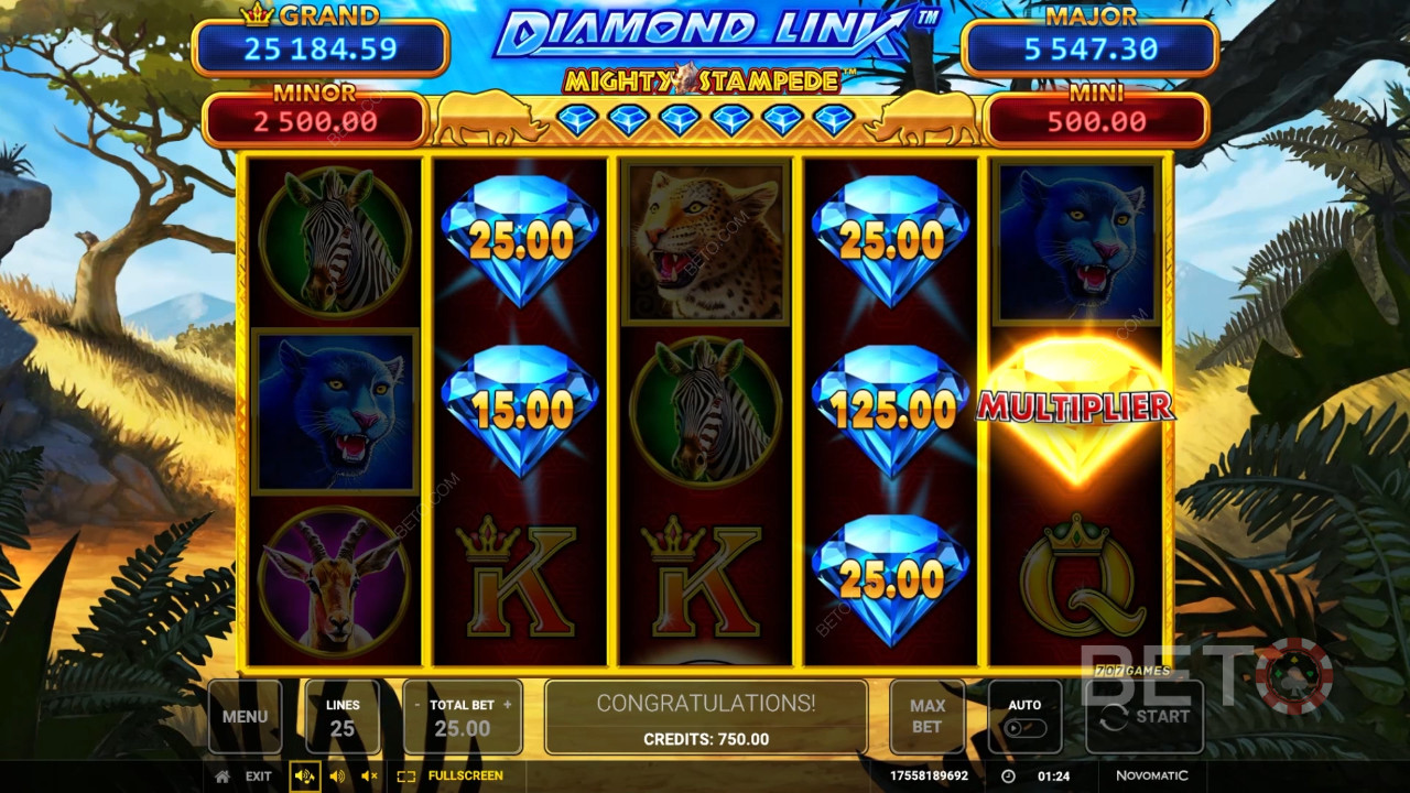 Diamond Link: Mighty Stampede Δωρεάν Παιχνίδι
