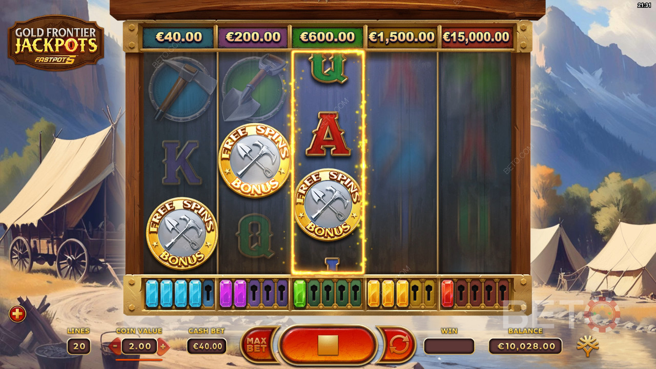Gold Frontier Jackpots FastPot5 Δωρεάν Παιχνίδι