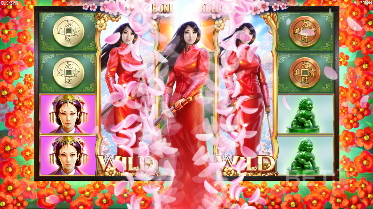 Quickspin με την Sakura Fortune - Γίνετε μέλος αυτής της όμορφης ιαπωνικής πριγκίπισσας στην προσπάθειά της να πολεμήσει τους κακούς αυτοκράτορες