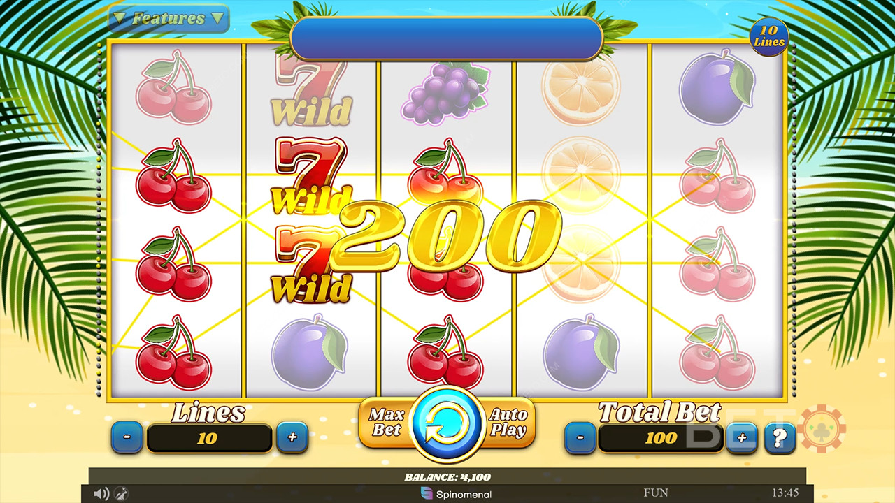 100 Juicy Fruits Ανασκόπηση από BETO Slots