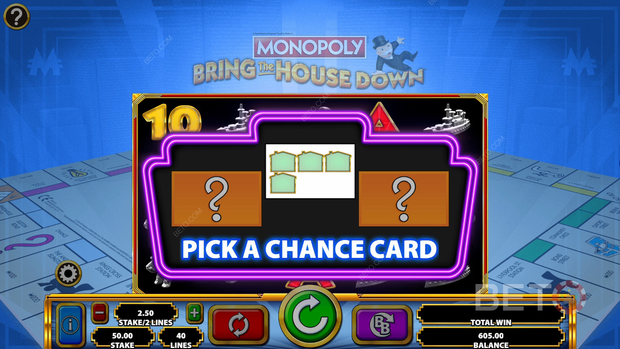 Ειδική δυνατότητα ευκαιρίας στο Monopoly: Bring the House Down