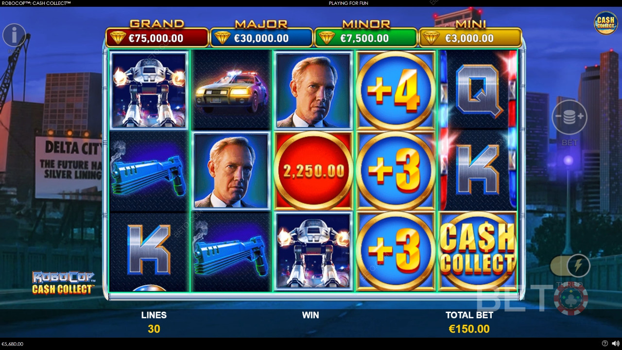 RoboCop: Cash Collect Ανασκόπηση από BETO Slots
