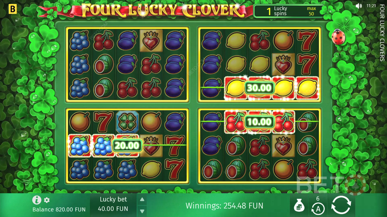 Four Lucky Clover Δωρεάν Παιχνίδι