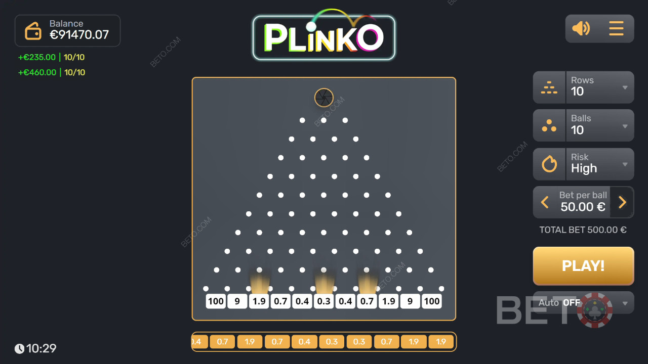 Κουλοχέρης Plinko - Η ετυμηγορία μας