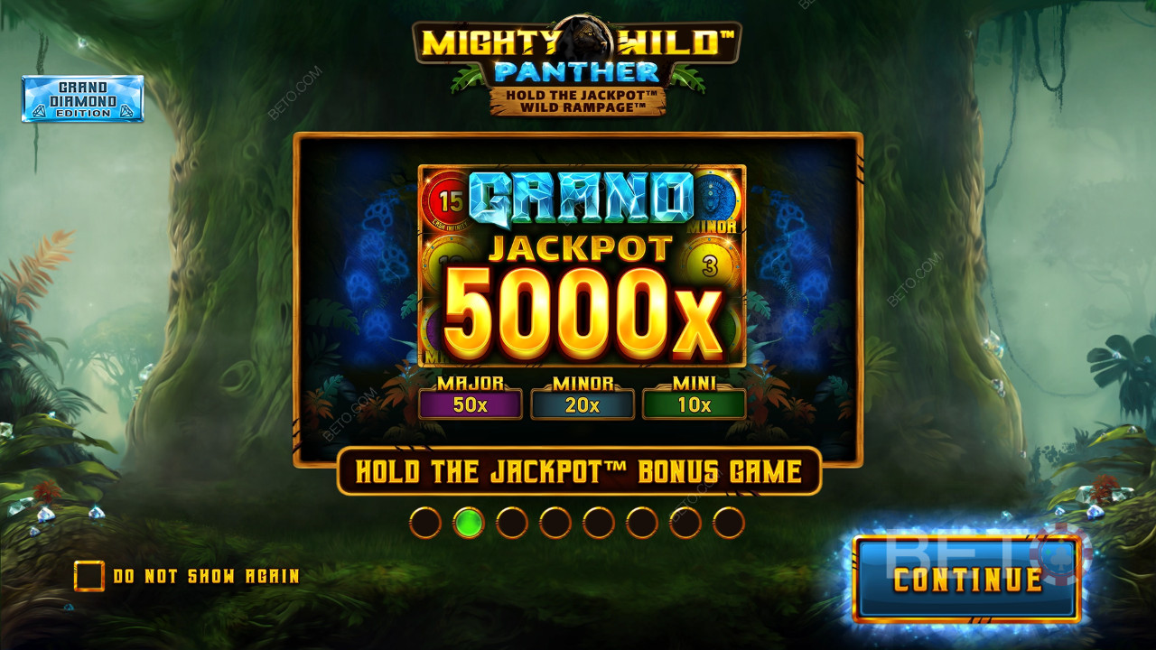 Τα χαρακτηριστικά μπόνους εξηγούνται στο Mighty Wild: Panther Grand Diamond Edition από το Wazdan