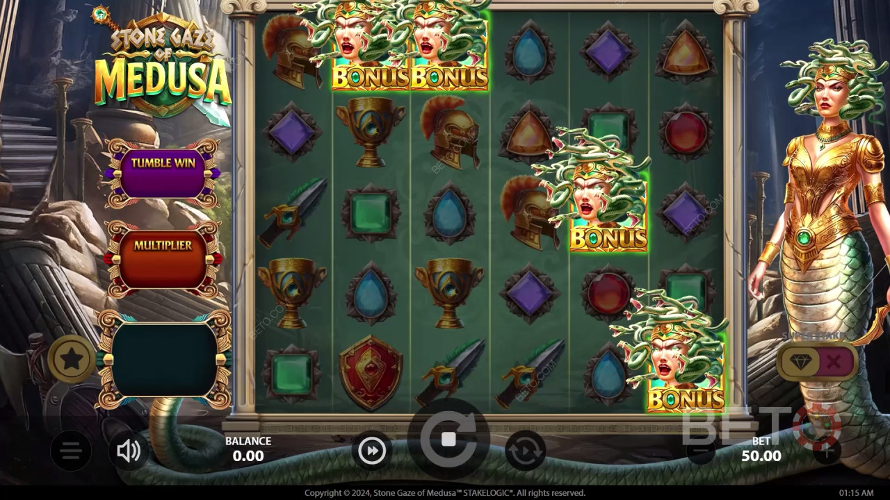 Stone Gaze of Medusa Ανασκόπηση από BETO Slots