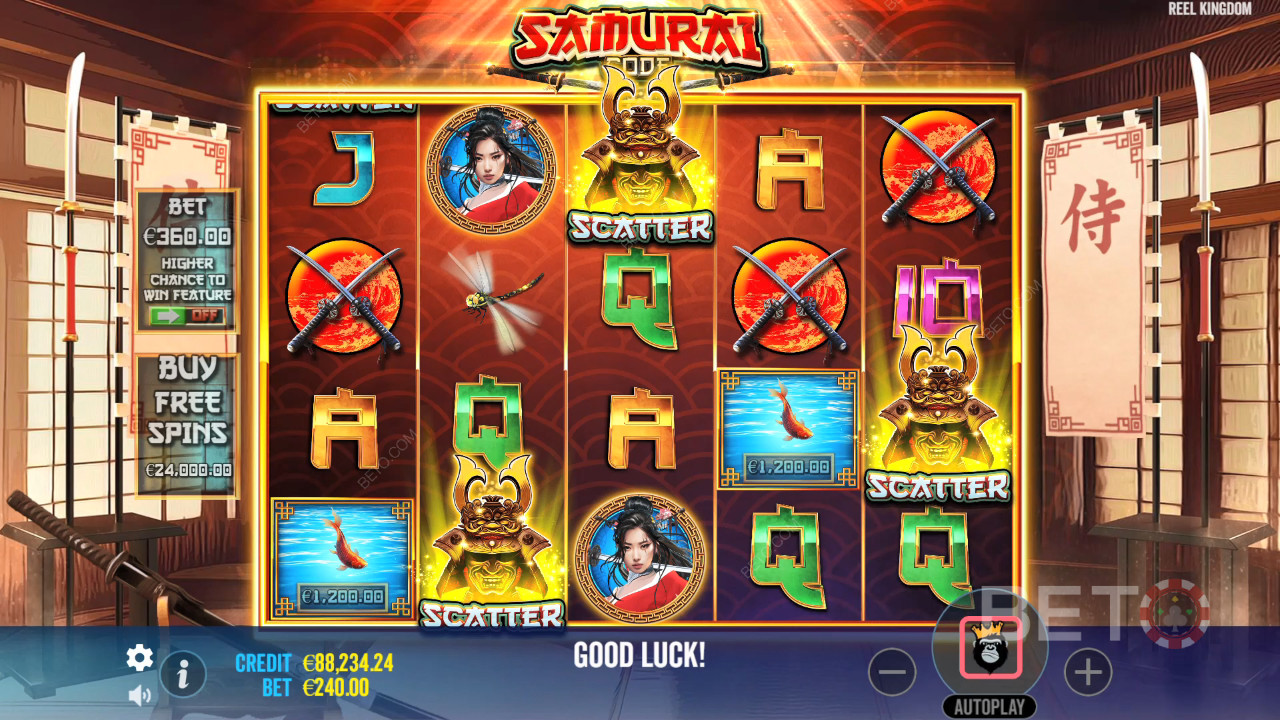 Ανασκόπηση του Samurai Code από την BETO Slots
