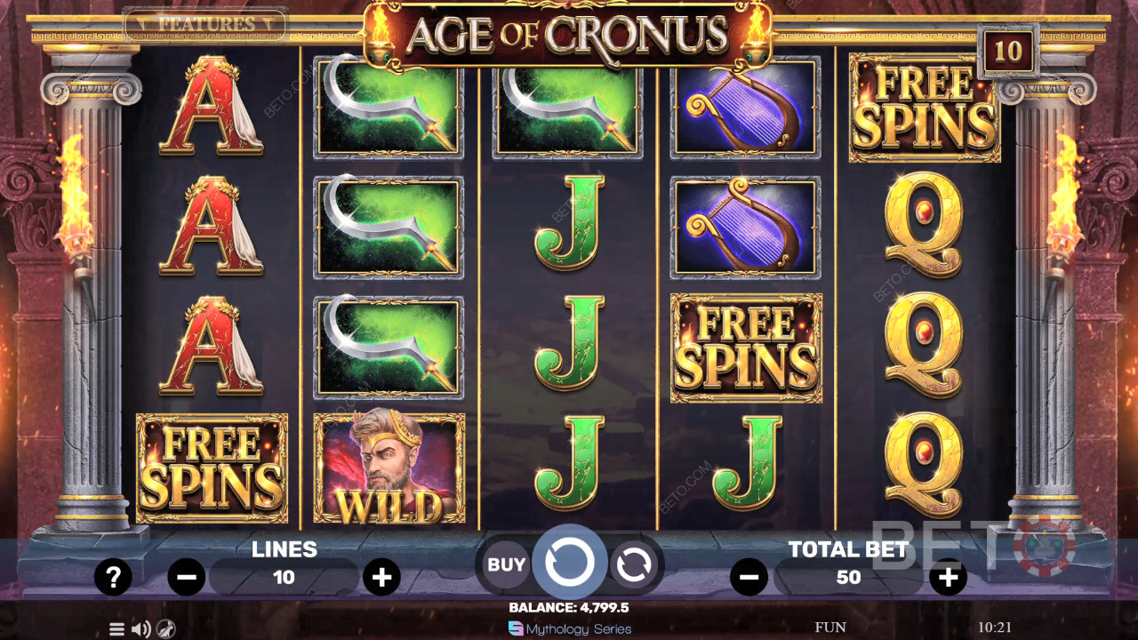Age of Cronus Ανασκόπηση από BETO Slots