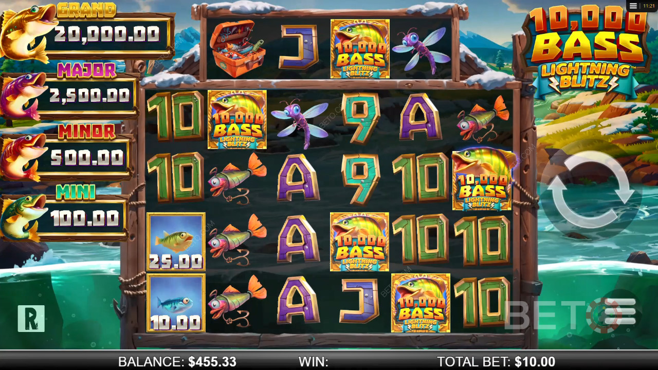 10,000 Big Bass Lightning Blitz Δωρεάν Παιχνίδι