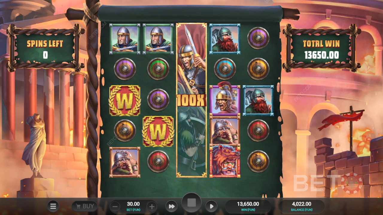 Roman Rivals Blood and Sand Review από BETO Slots