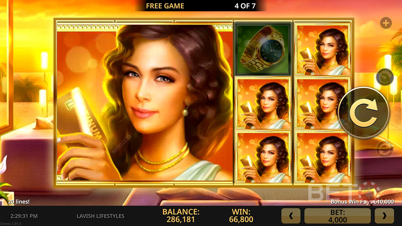 Lavish Lifestyles Ανασκόπηση από BETO Slots