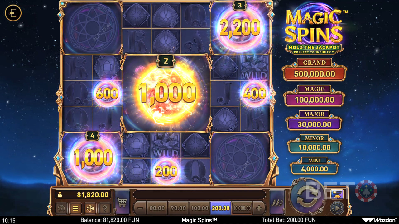 Magic Spins Δωρεάν Παιχνίδι