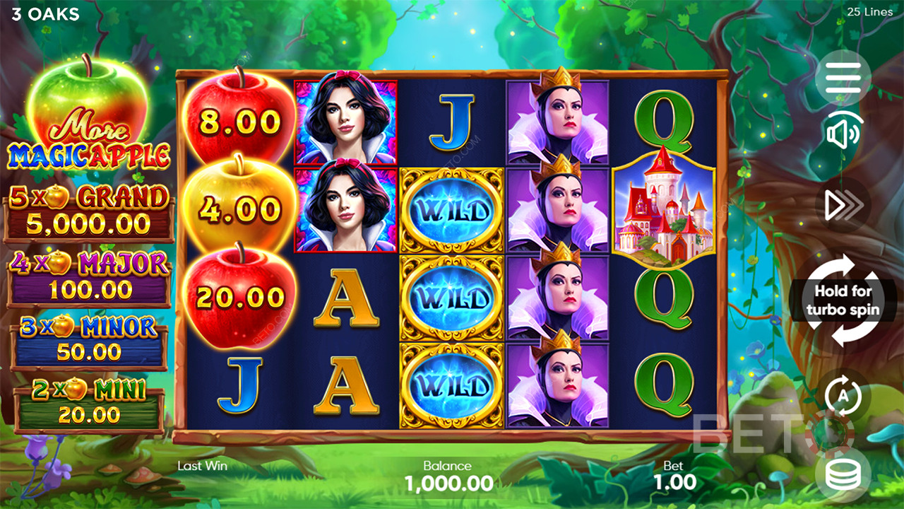 Πώς να παίξετε το More Magic Apple του 3 Oaks Gaming